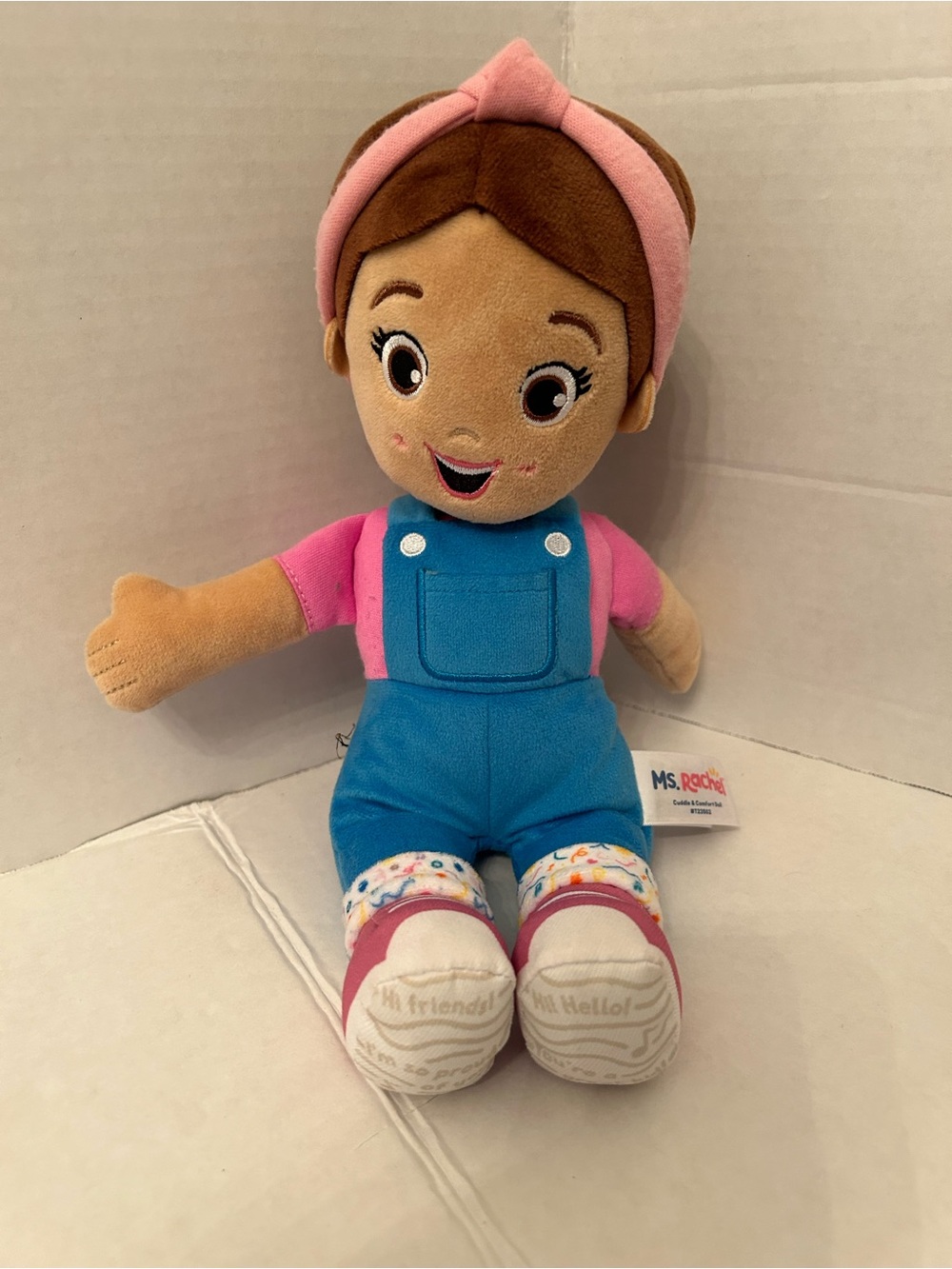 Ms. Rachel Pink & Blue Plush Doll - Soft Kids Toy